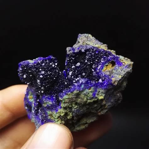 42g NATURAL Stones and Minerals Rock malachite AZURITE SPECIMEN CRYSTAL ...