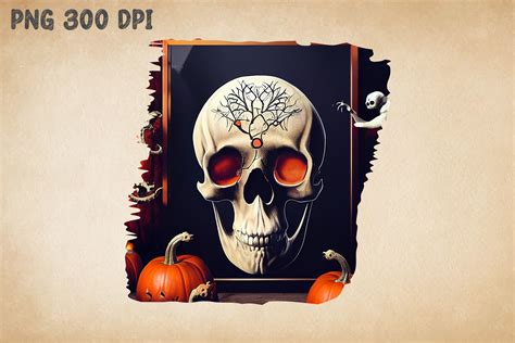 Fine Art Skull for Halloween Graphic by Ricco Art · Creative Fabrica