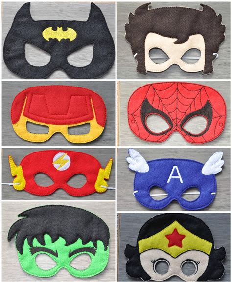 Máscaras de superhéroes - Etsy España | Superhero crafts, Superhero masks, Mask for kids