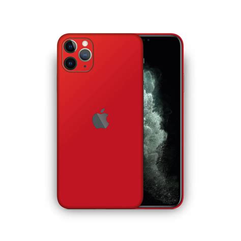 Apple iPhone 11 Pro Max MATTE RED Skin | ULTRA Skins