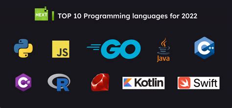 Top 10 Programming Languages in 2022 - Next Technology Professionals