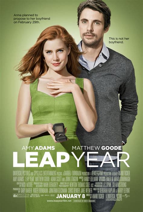 Leap Year (2010) | Comedy movies posters, Romantic comedy movies, Best ...