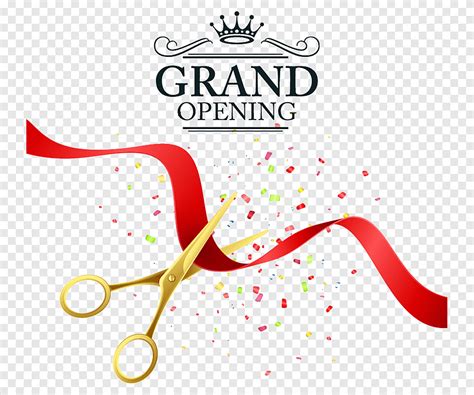 Opening ceremony Euclidean Illustration, Opening ceremony creative posters, ribbon, text png ...