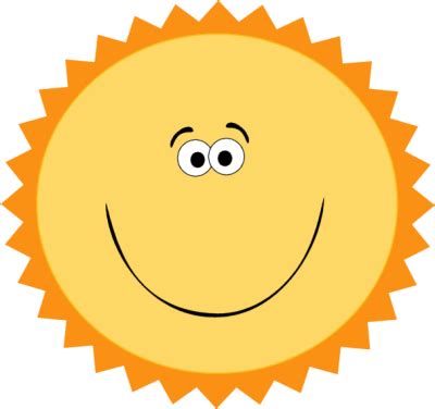 Funny Sun Clip Art - Funny Sun Image