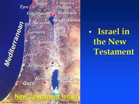 New Testament Israel Map - Bible Study Tools