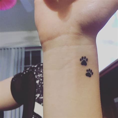 Paw print tattoo Star Tattoos, Dog Tattoos, Mini Tattoos, Body Art ...