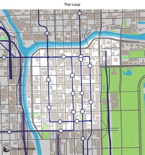 Chicago Loop Neighborhood Map