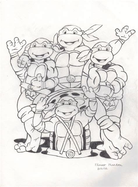 Leonardo Ninja Turtle Drawing at GetDrawings | Free download