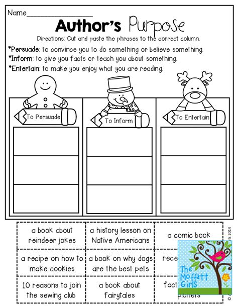 Identifying Author's Tone Worksheets