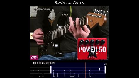 How To Play Bulls On Parade By Rage Against The Machine - Guitar Tabs ...