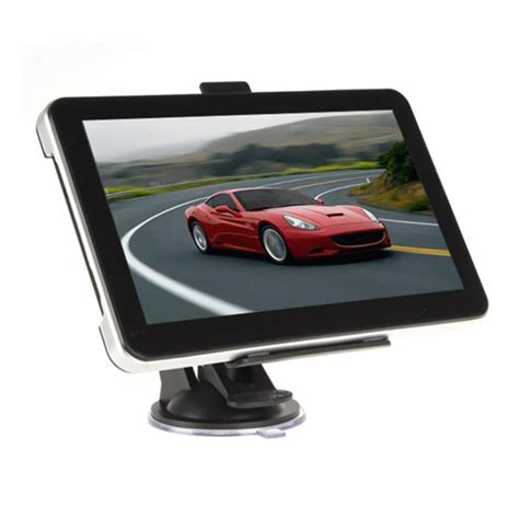 128MB RAM + 8GB ROM Portable GPS Navigation 7 Inch Large Touch Screen ...