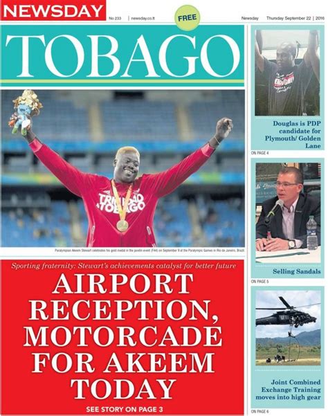 Newsday Tobago - The proof is on the paper - Trinidad and Tobago Newsday