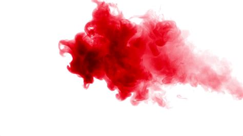 Red Smoke Black Background