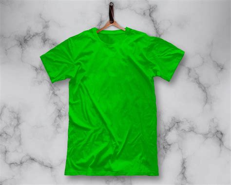 green t shirt mockup 20832357 Stock Photo at Vecteezy