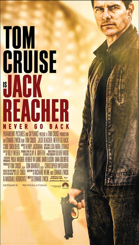 Jack Reacher Never Go Back Poster / Jack Reacher Movie Home Facebook : Never go back is one ...