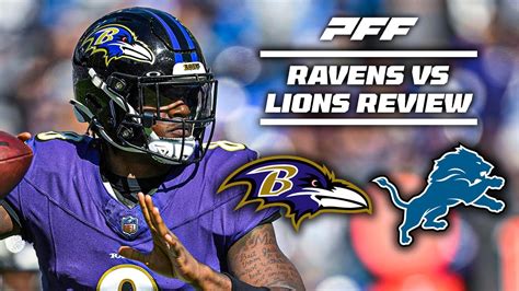 Ravens vs. Lions Week 7 Game Review | PFF - YouTube