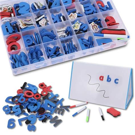 Magnetic Letters Classroom Kit with Double-Sided Magnetic Board ABC ...