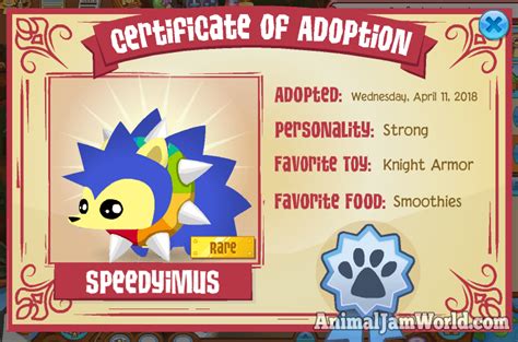 Pet Hedgehog Codes for Animal Jam - How to Get Them!