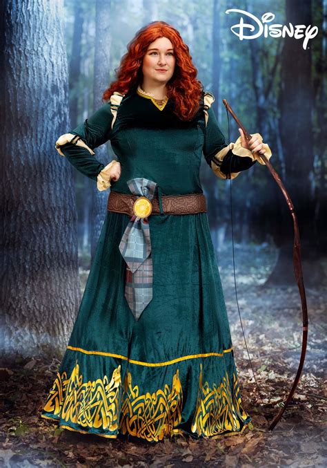 Women's Plus Size Premium Disney Merida Costume Dress