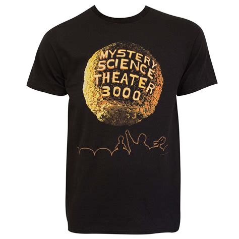 MST3K - Mystery Science Theater 3000 Men's Black Planet Logo T-Shirt-XX-Large - Walmart.com ...