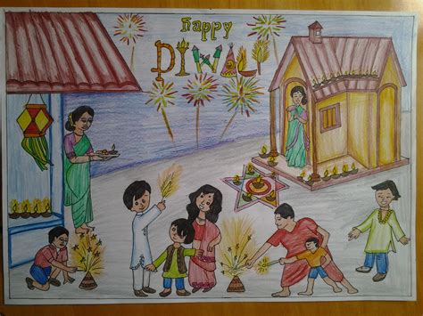 diwali scene clipart 9 free Cliparts | Download images on Clipground 2024