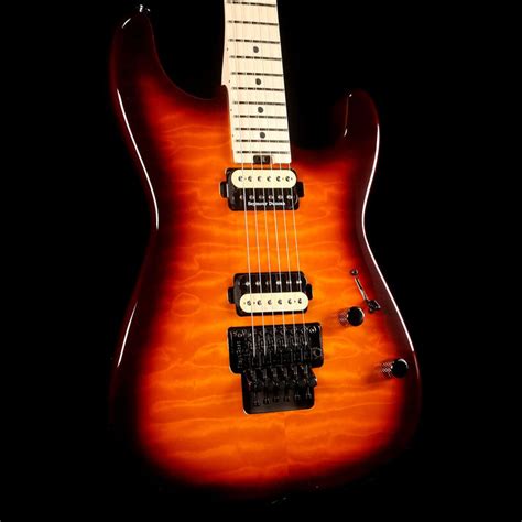 Charvel Pro-Mod San Dimas Style 1 HH FR M QM Tobacco Burst | The Music Zoo