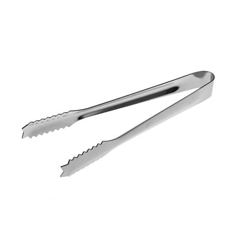 Stainless Steel Serrated Ice Tongs | Cocktail Emporium