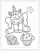 Unicorn coloring Pages Free Printable Book – Artofit sketch template