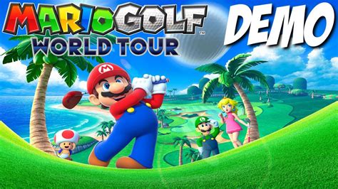 Mario Golf World Tour Demo Gameplay Footage - Nintendo 3DS - YouTube