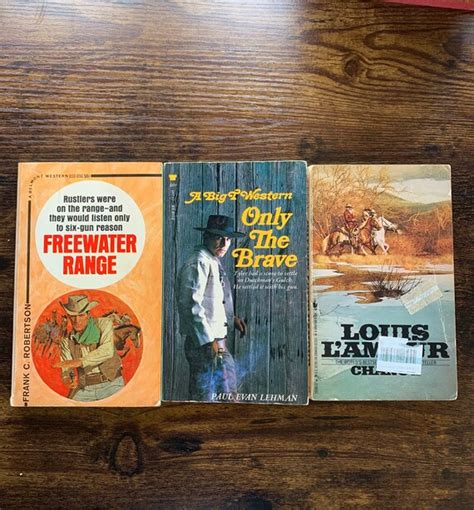 Vintage Western Books Set of 3 Western Vintage Books | Etsy