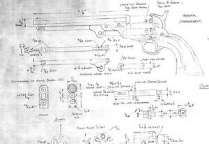 Colt 1851 Navy Pistol Drawings, Blueprints! | eBay