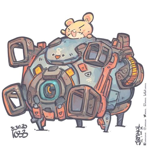 1033 - Wrecking Ball, Jr Pencil on ArtStation at https://www.artstation.com/artwork/ZGg3W0 ...