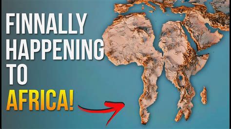 It's Finally Happening! Africa Is Splitting Into Two Continents - YouTube