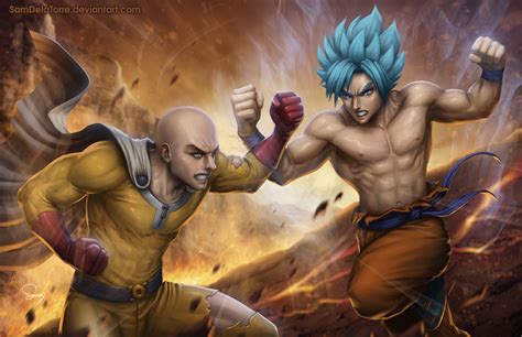 Saitama vs Goku by SamDelaTorre on DeviantArt