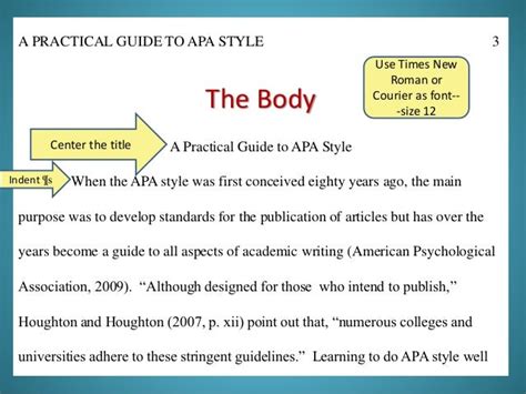 A practical guide to apa style updated 2.0