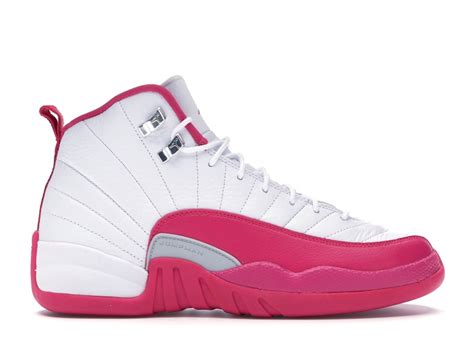 Venta > jordan 12 rosado con blanco > en stock