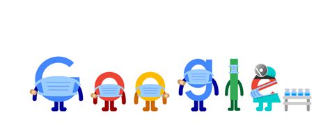 Get Vaccinated. Wear a Mask. Save Lives. (August 18) Doodle - Google Doodles