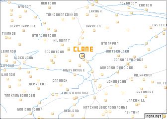 Clane (Ireland) map - nona.net