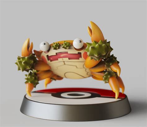 STL file Klawf - LEGENDARY -pokemon scarlet and violet pokedex- FAN ART - POKÉMON FIGURINE 🐉 ...