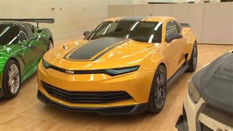 Transformers 4 Chevrolet Camaro Bumblebee - Rectangle Circle