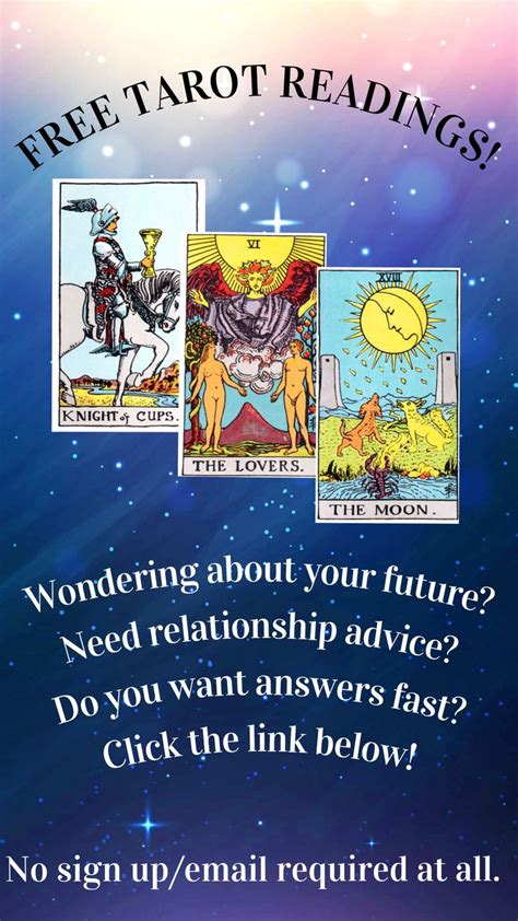 Free Tarot Readings | Free love tarot reading, Free tarot cards, Free ...