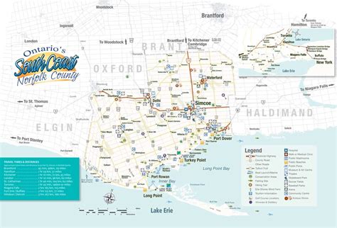 Norfolk Attractions Map