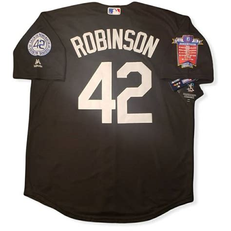 Jackie Robinson Jersey Dodgers Limited Edition Black Stitched | Etsy