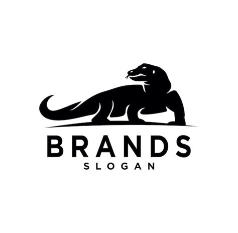 Premium Vector | Komodo dragon logo design