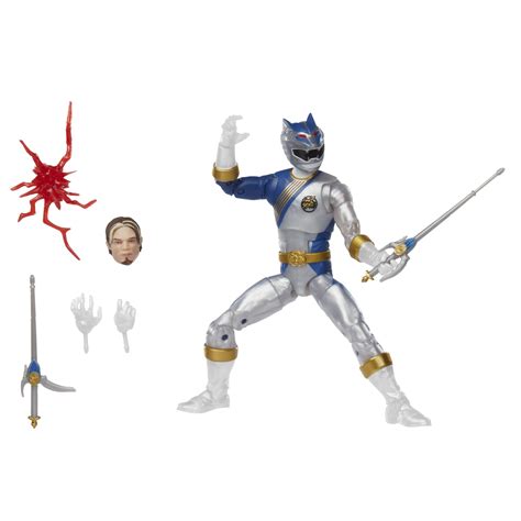 Buy Power Rangers Lightning Collection Wild Force Lunar Wolf Ranger 6-Inch Premium Collectible ...