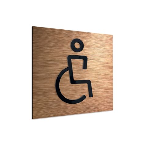 Handicapped Signs Wheelchair Signage Handicap Bathroom - Etsy