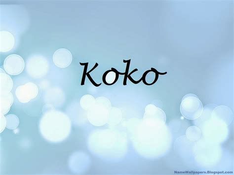 Koko Name Wallpapers Koko ~ Name Wallpaper Urdu Name Meaning Name ...