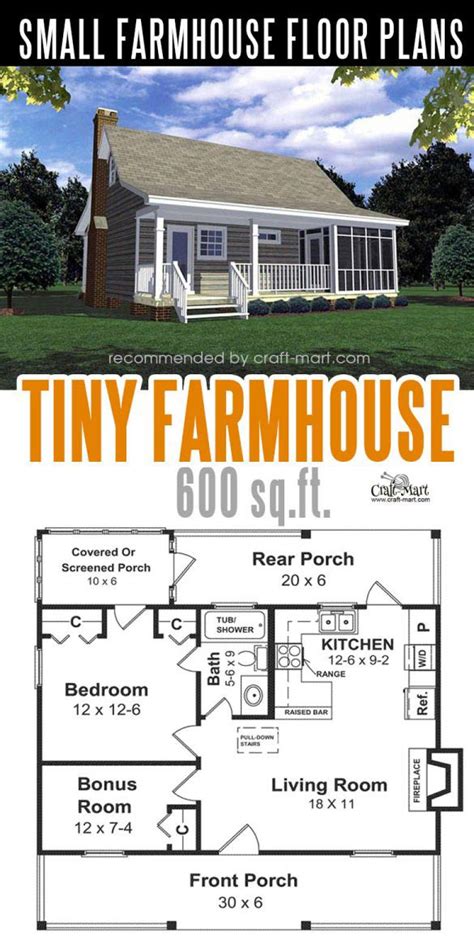 Small farmhouse plans for building a home of your dreams - Craft-Mart