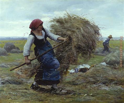 Julien Dupre Harvest Time painting anysize 50% off - Harvest Time painting for sale