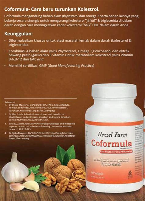 Jual obat herbal kolesterol riset medis COFORMULA SOHO farmasi di lapak ...